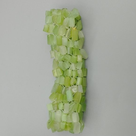 Colorful Bracelets - Peach Opal, Cat's Eye, Seashell - Picture 6 of 9